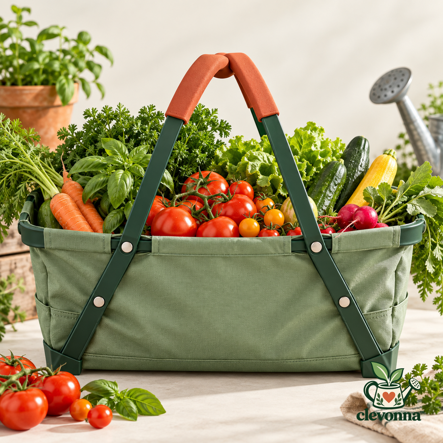 clevonna™ Collapsible Garden Harvest Basket